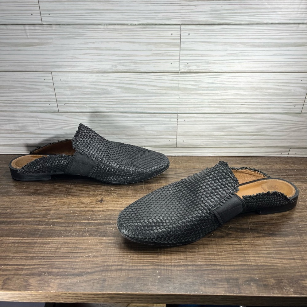 Frye Terri Woven Gore Mule Women’s Black Shoes - Women’s Size‎ 8 (M) - Picture 4 of 9